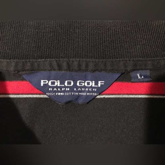 Vintage Ralph Lauren Pima Polo Golf Shirt L P wing stadium Beach Rlx Sail Rlpc X - Picture 5 of 11